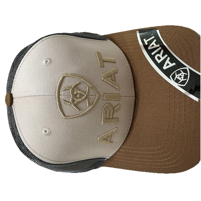 Ariat Mens B-Fit Shield Logo Mesh Back Snapback Cap Hat gallery