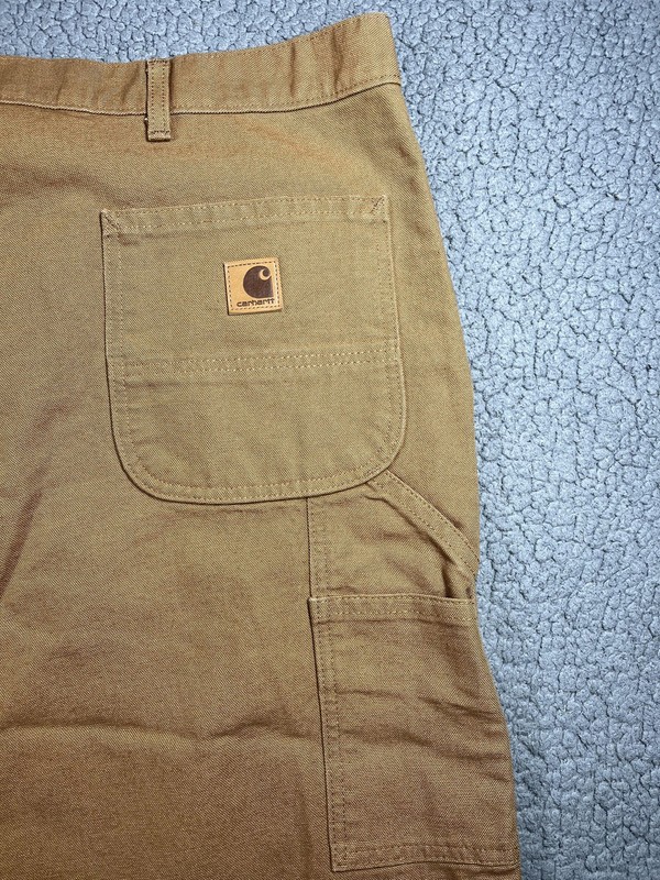 Carhartt Pants Mens 44x36 Brown Relaxed Duck Carpenter Utility Workwear B11-BRN gallery