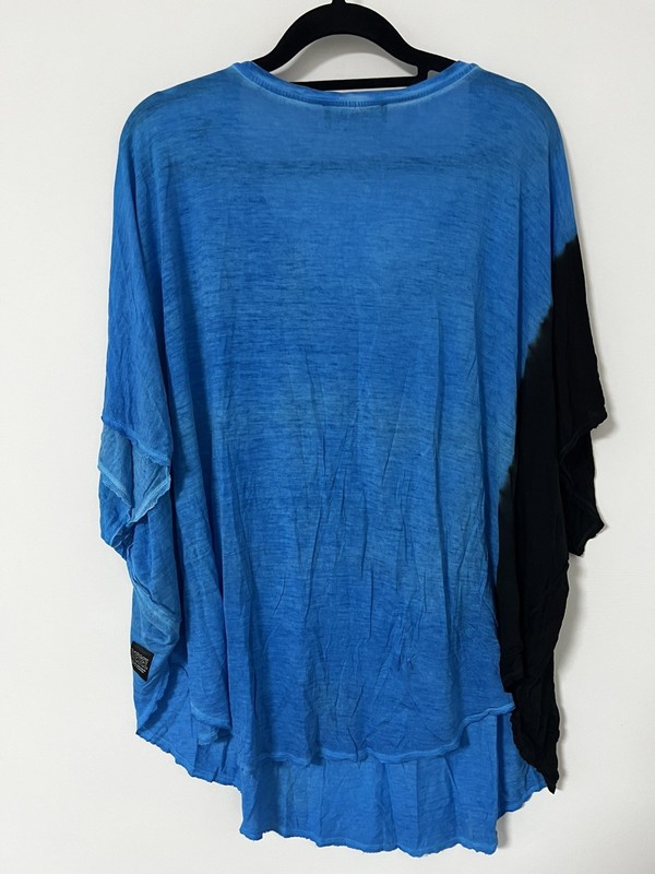 Diesel Beach Cover Up Tunica Light Blue Black M gallery