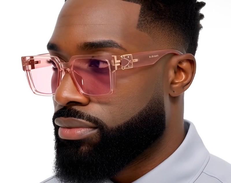 MEN SUNGLASSES HIP HOP SQUARE DESIGNER SHADES RETRO THICK FRAME CLASSIC FASHION gallery