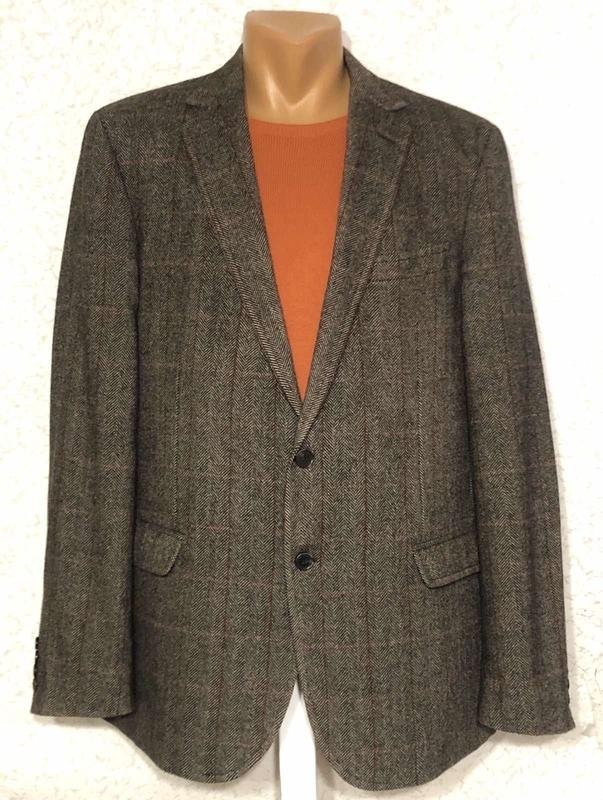 Men Daniel Hechter Brown Cashmere Blazer 46 / 3XL gallery
