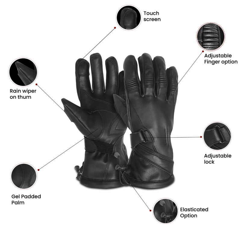 Hugger Waterproof Gauntlet Premium Deerskin Glove gallery