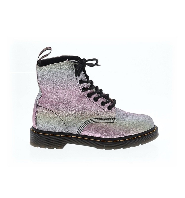 Dr. Martens Pascal 1460 Rainbow Glitter Boots Women’s 8 Multicolor VGUC *RARE*🌈