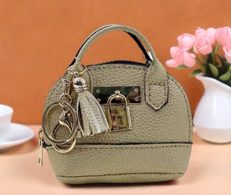 Fashion Mini Dome Coin Purse - Cute Keychain Bag for Coins & Lipstick Charm Gift gallery