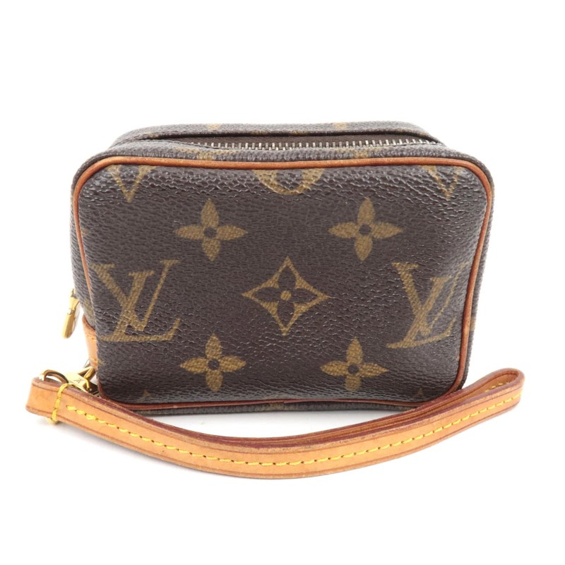 Louis Vuitton Monogram Trousse Wapity Mini Pouch M58030 Authentic
