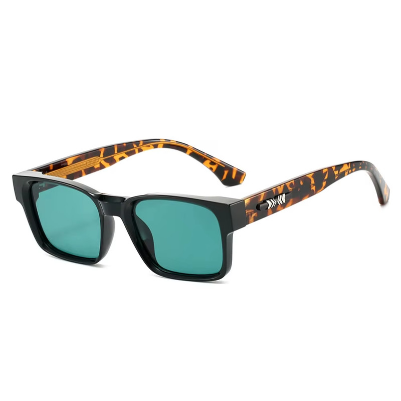 Quality Square Polarized Sunglasses Men Metal Core UV400 Unisex Sun Glasses Trav gallery