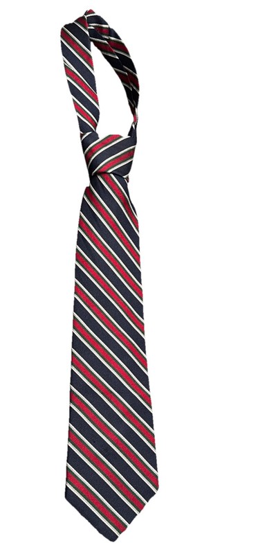 M. Sussex LTD. London Tie 100% All Silk Navy Blue (multicolor) Strp 3.5”X57”