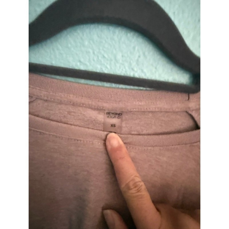 Beyond Yoga Long Sleeve Top Dusty Rose XS Athletic Athleisure Shirt gallery