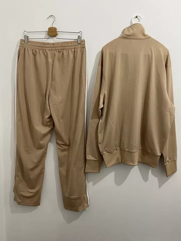 ADIDAS Originals Firebird Mens Tracksuit Jacket & Pants Set Beige Sz M,L,XL,2XL gallery