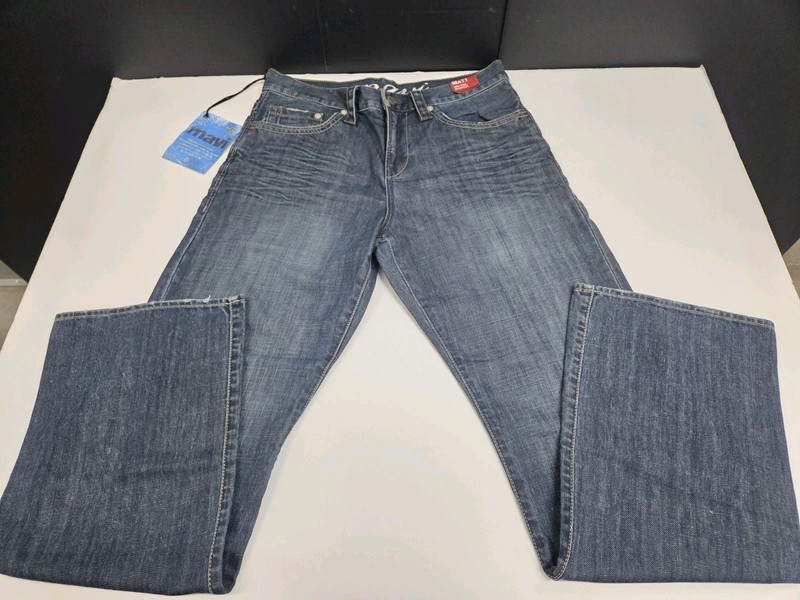 NWT Mavi Jeans Mens” Matt” Mid Rise Boot Cut Jeans Size 31/32 Cotton #8410