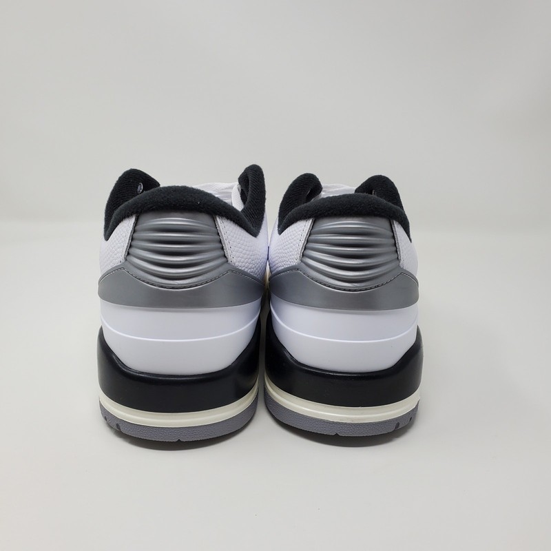 Nike Air Jordan 2/3 White Black Metallic Silver FD0383-148 Men's Size. 12 gallery