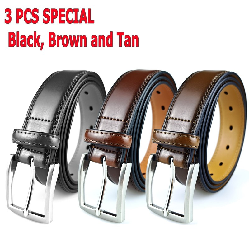 Combo Multi Lot Special Belt Genuine Leather Belts For Men Dress Mens Color Size