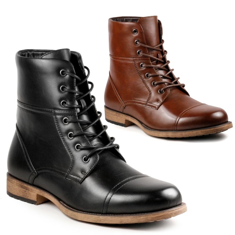 Metrocharm MC310 Men’s Lace Up Cap Toe Fashion Oxford Boot …