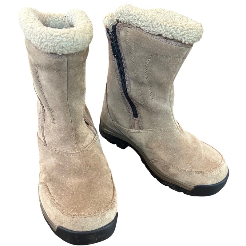 Sorel Water Fall Tan Suede Waterproof Snow Boots Thinsulate Womens 8 Gorpcore gallery