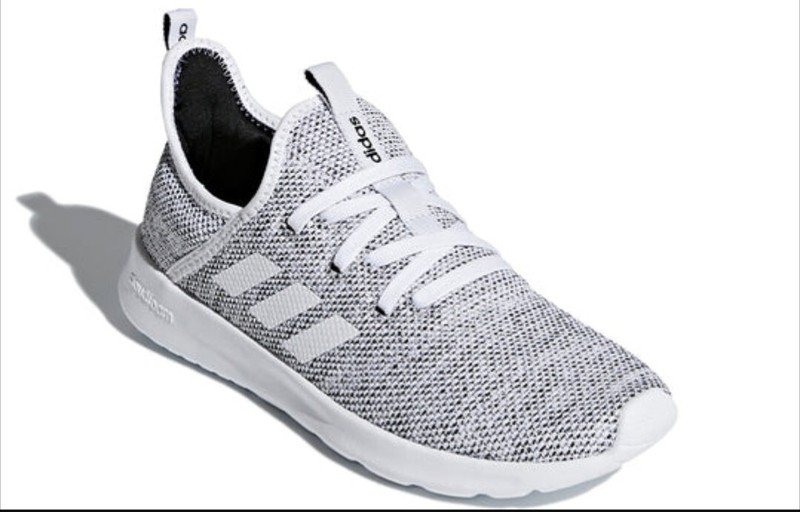 Adidas Cloudfoam Pure Running Shoes Cloud White Oreo Brand New Sz 6 Women DB0695 gallery
