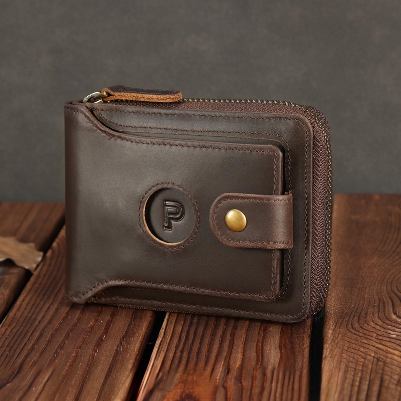 Polare Full Grain Leather Wallet for Men Bifold RFID Blocking Cash Credit Car... gallery