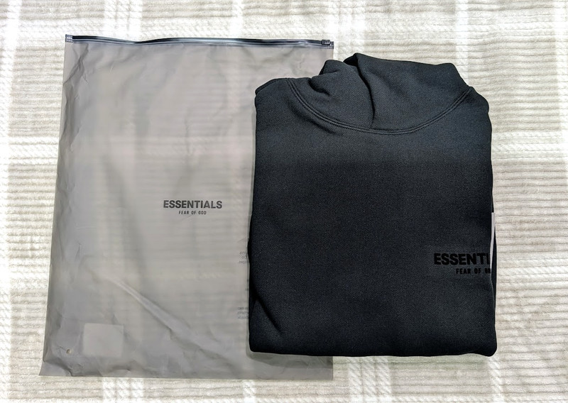 Fear of God Essentials Hoodie Stretch Limo Men's M Oversized Hoodie FOG SS22 NWT gallery