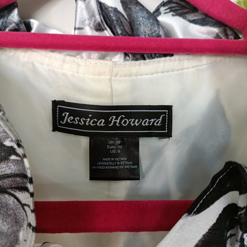 Vintage Jessica Howard Lime Green Ruffle Dress for Wedding, Party Size 12 gallery