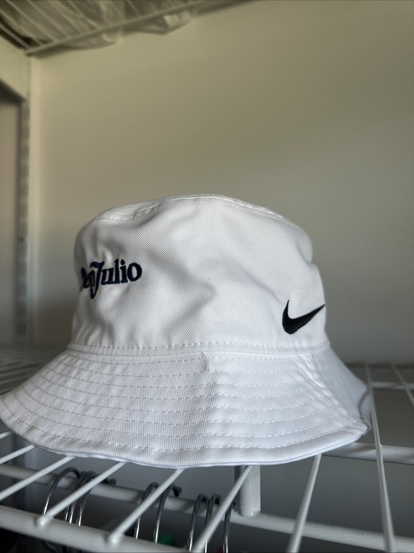 Nike Apex Bucket Hat Unisex Small White Dri-Fit Swoosh Don Julio