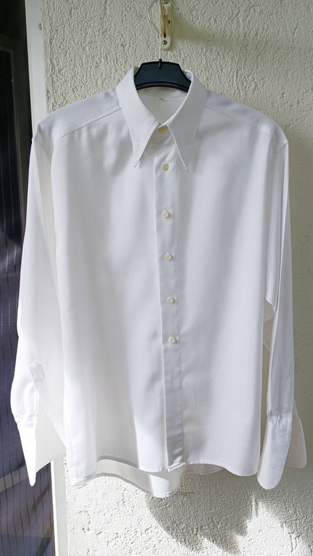 Vintage/retro Spearpoint shirt, size 39 (S), 1930s, 1940s, long sleeve, white, excellent