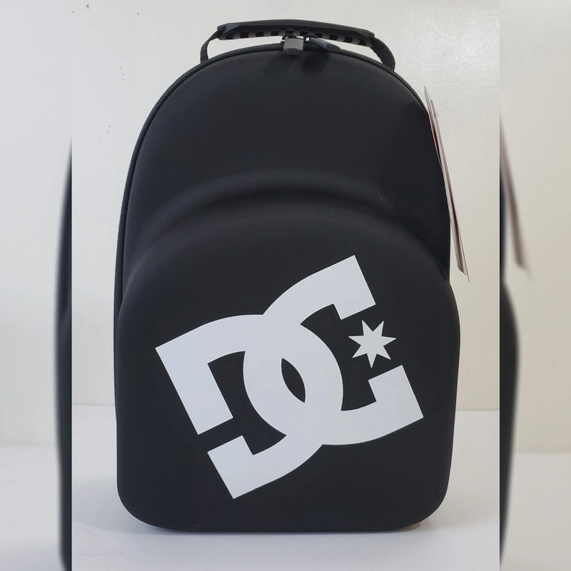 DC TRAVEL CASE HATS MEN’S STORE CARRIER BAG ORGANIZER BAG BIG LOGO BLACK