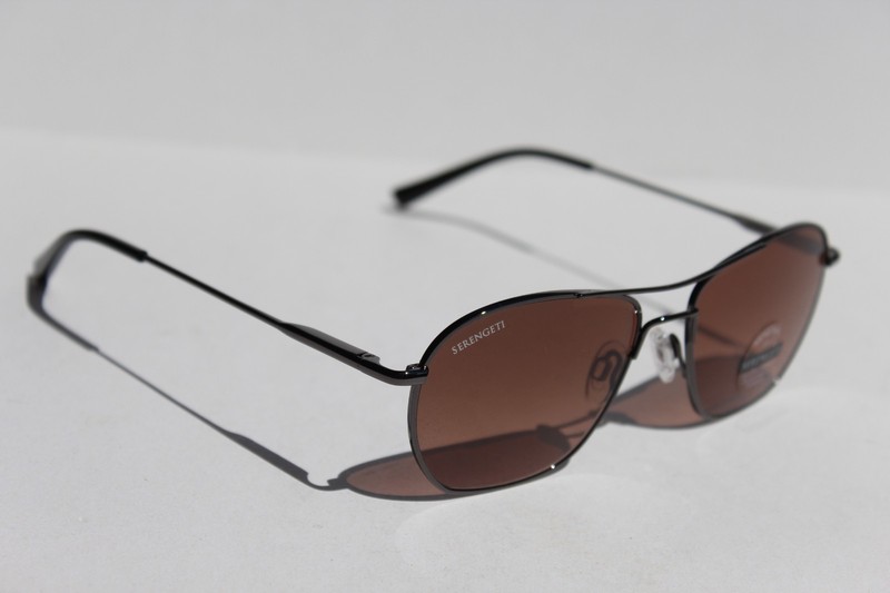SERENGETI Lunger POLARIZED Sunglasses Gunmetal/Mineral Gradient NEW SS545003 gallery