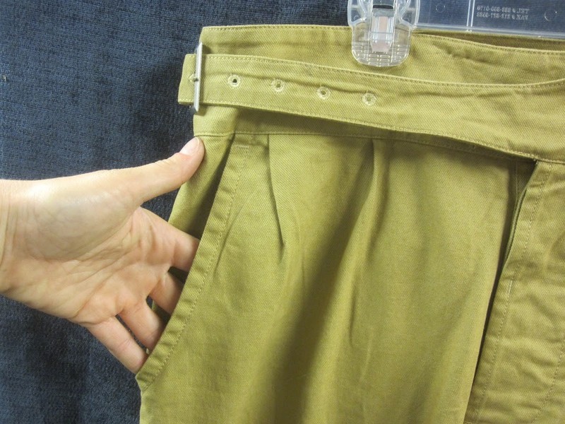 OKONKWO U.S. Military Clothing Army Casual Retro Pants Khaki Men's Size L gallery