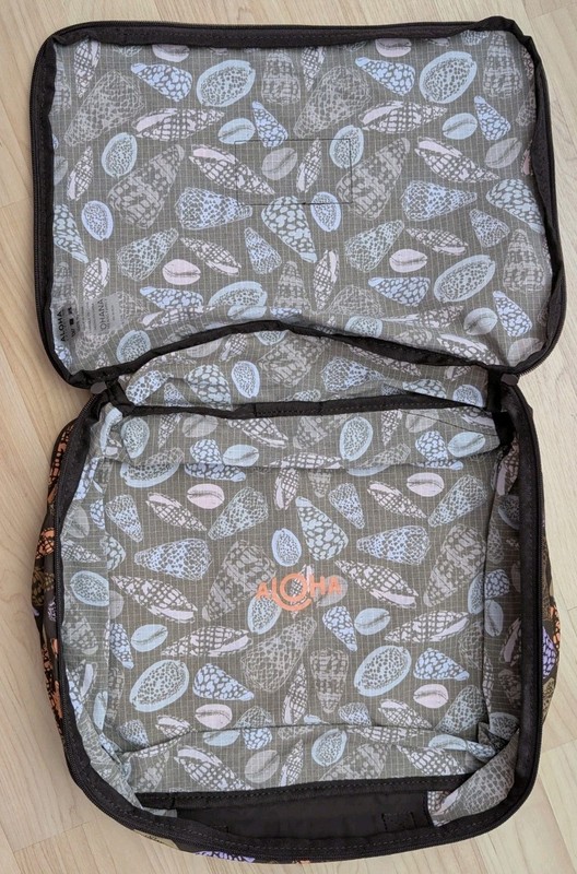 Aloha Collection Shoreline Shells Packing Cube Nylon Bag, Hawaii Big Show Limtd gallery