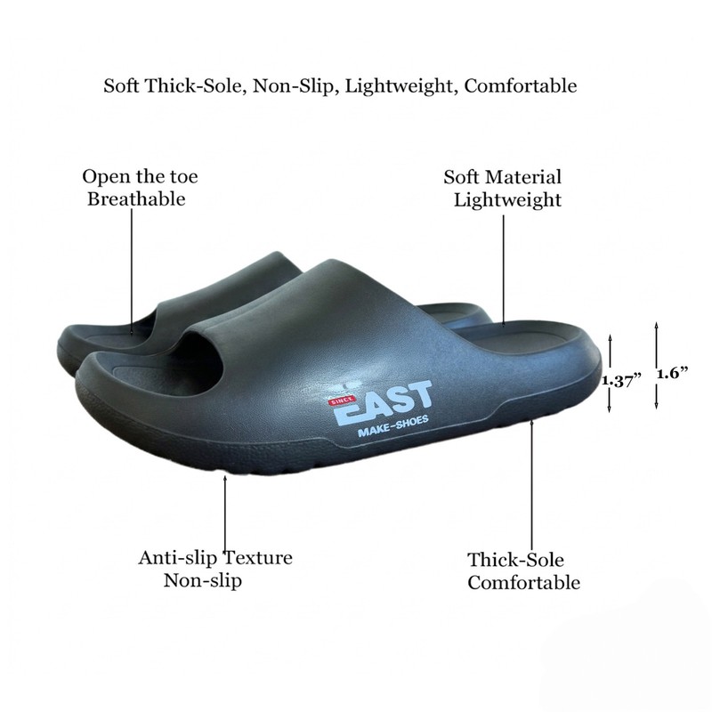 Unisex Cloud Slides Platform Slippers Non-Slip Thick Sole Sandals Shower Shoes gallery