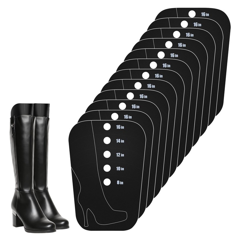 8 Pieces 4 Pairs Boot Shaper Form Inserts, Tall Boot Support, Reusable Shoe T…