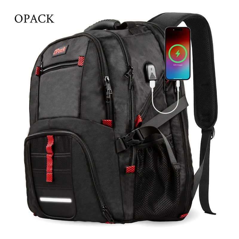 45L TSA Friendly Durable Travel Backpack Anti-Theft 17″ Laptop Bag