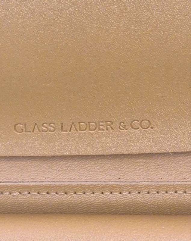 Glass Ladder & Co Katherine Tech Travel Organizer Roll Honey Vegan Leather gallery