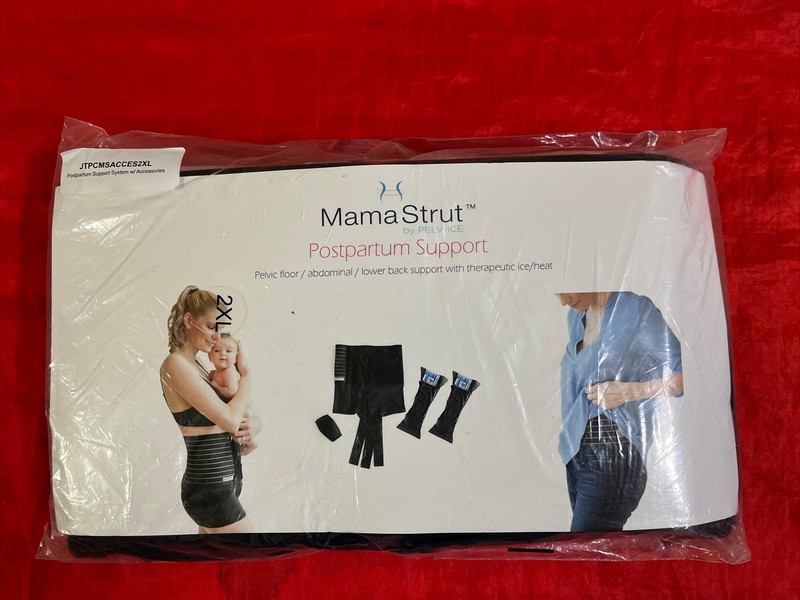 Mama Strut Postpartum Support Pelvic Binder System with Ice/Heat Therapy 2xl