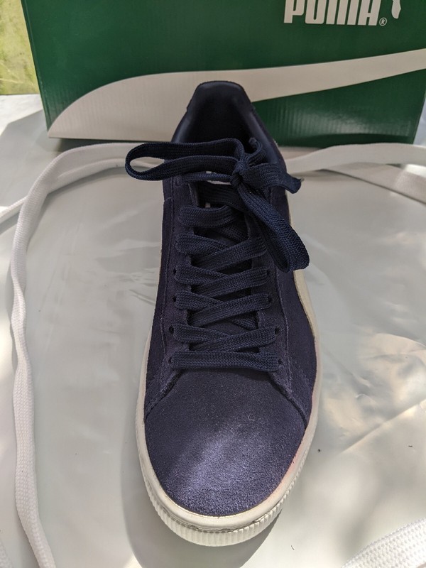 Puma Mens Suede Classic Plus 356568-51 Blue Casual Shoes Sneakers Men's 8.5 gallery