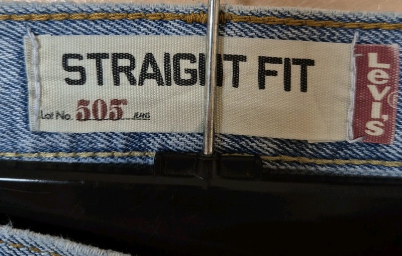 Levis 505 Jeans Blue Denim Straight Duran Duran Customised W32 L34 gallery