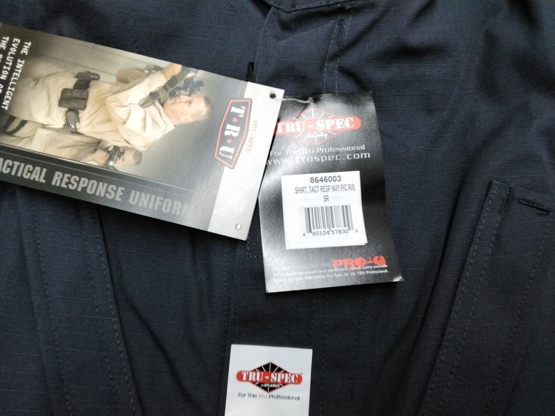 Tru-Spec Tactical Response Uniform Shirt - Navy - Poly Cotton Size Small Regular gallery
