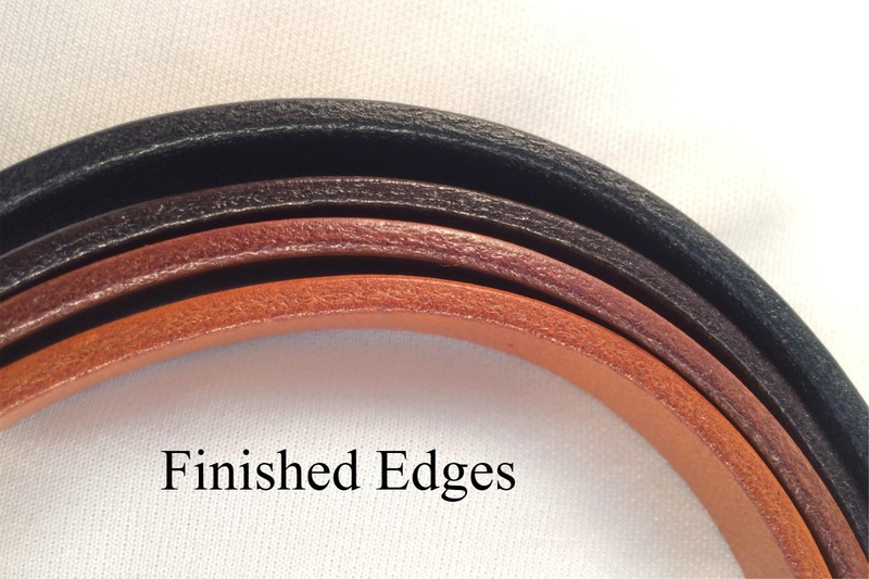 1" Cowhide Leather Cross Body or Shoulder Purse Bag Replacement Strap 8 lengths gallery