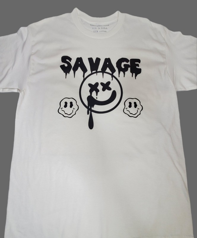 ChiefBrains Apparel Limited Edition Savage Smiley Face T Shirt Mens Cotton New gallery