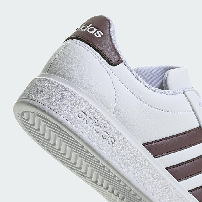 Adidas Women's Size 10 Grand Court 2.0 Sneakers Tennis Shoes White Aurora Brown gallery