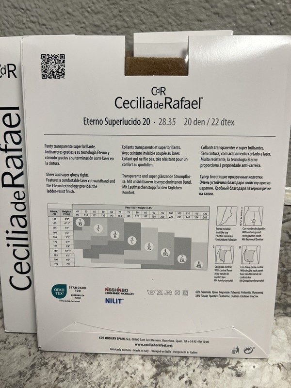 2 Pairs Cecilia de Rafael MORENO (discontinued) Size 5 (XL) gallery