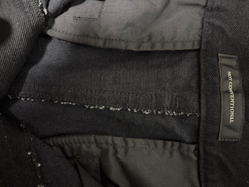 NOT CONVENTIONAL Black Denim Pants Free Size gallery