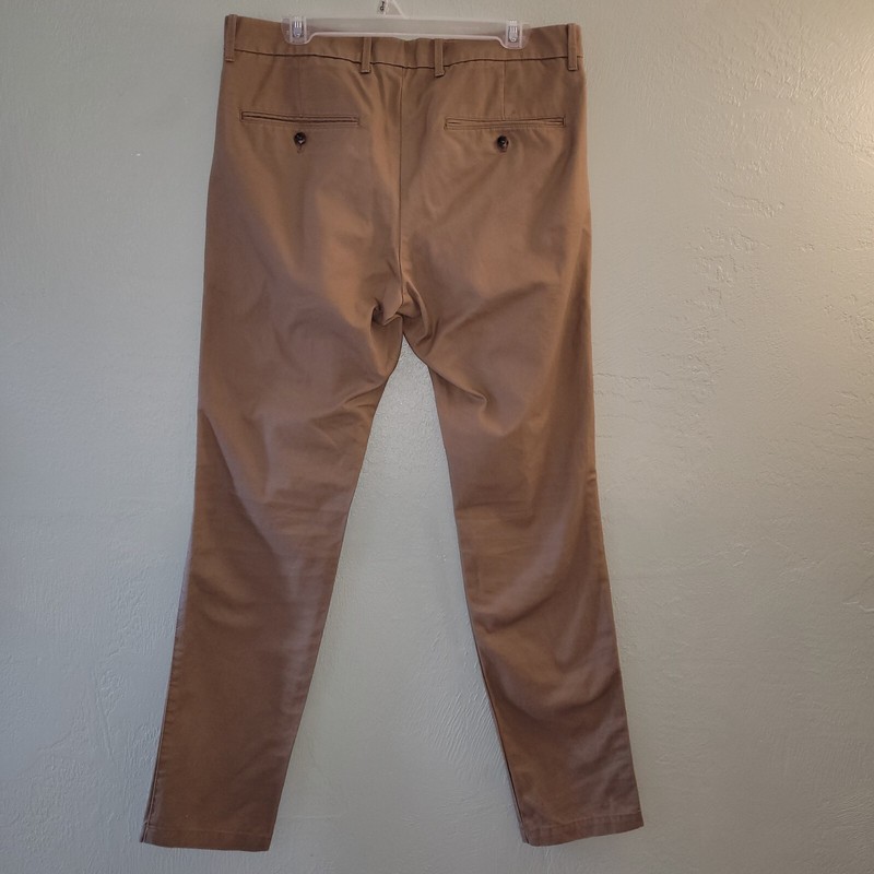 Gap Mens Carmel Color Khaki Skinny Dress or Daily Pants Sz 32×32