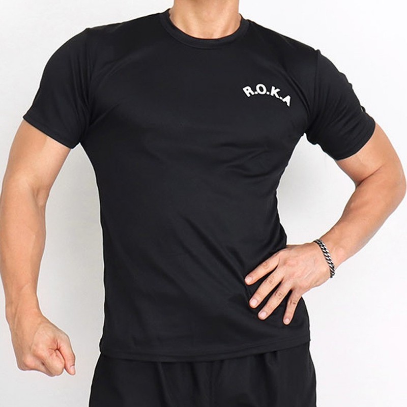 KOREA Army T-Shirt (R.O.K.A) | ROCATI Cool Dry Black Tee | S–4XL | 7 Colors gallery