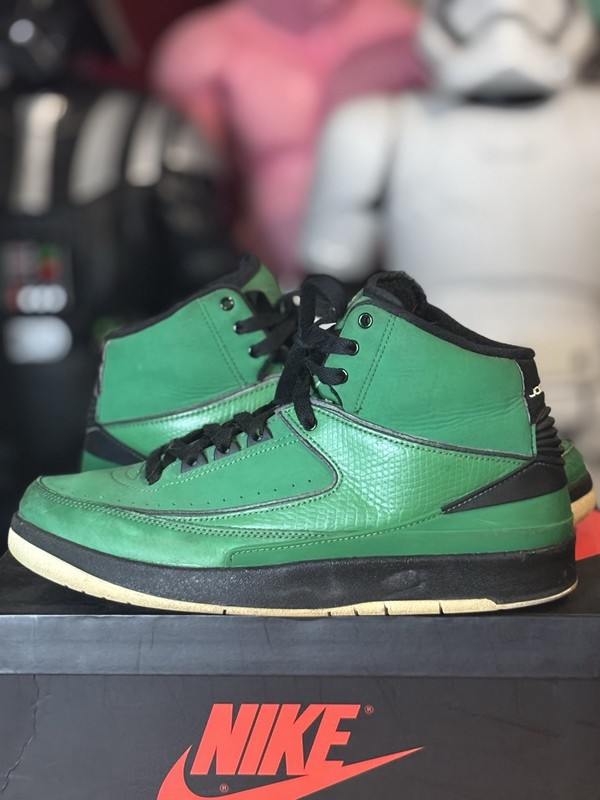 Size 8 – Air Jordan 2 Retro QF Candy Green ( No Box )
