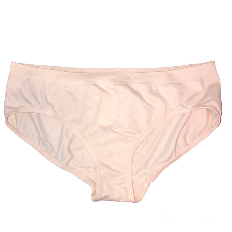 Hipster Panties Women’s Size XL Microfiber 94% Nylon 6% Lycra Peachy Pink NWOT