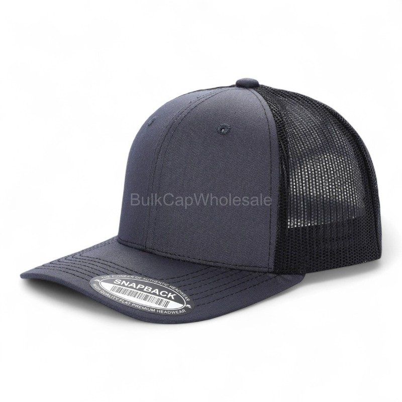 Mens Baseball Cap Snapback Hat Cotton Trucker Mesh Solid Adjustable Size Women