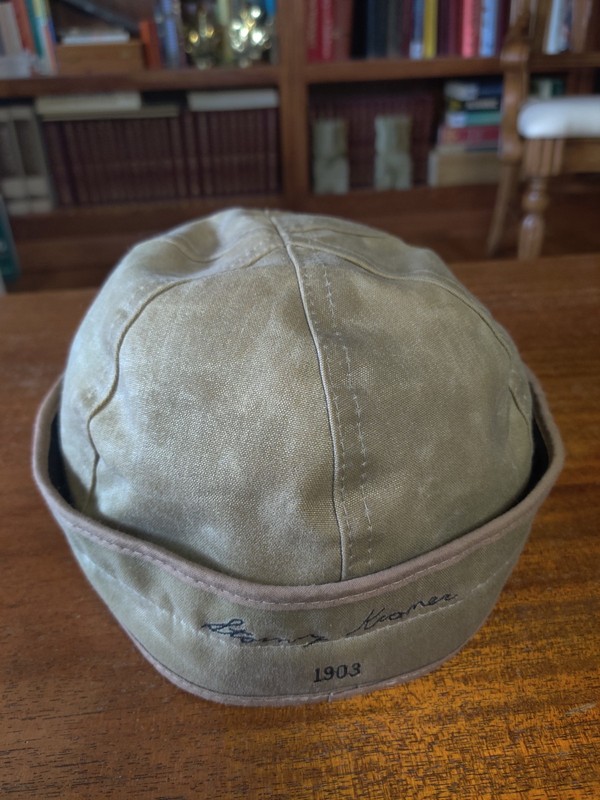 Stormy Kromer Trail Cap, Water-Repellent Waxed Cotton Ripstop - Stone - Size 8 gallery