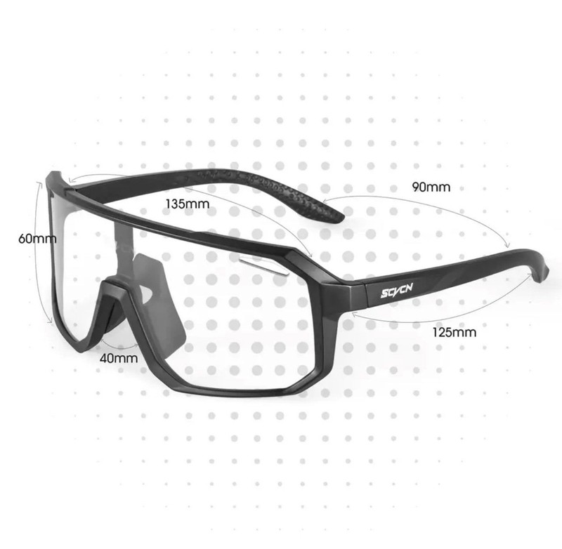 Photochromic Men's UV400 Cycling Sunglasses Women Sports Running Eyewear for Men gallery
