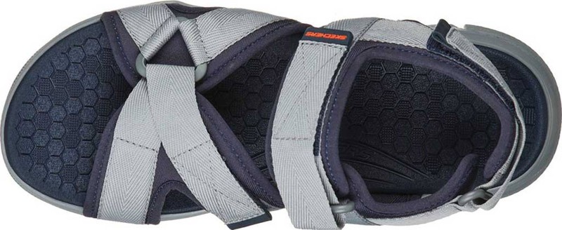 Skechers Men's Tolgus Sporty Sandal Charcoal/ Black And Navy Charcoal 237050 gallery