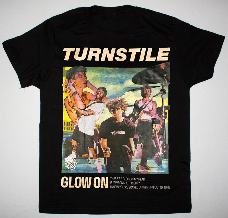 NEW Turnstile Glow On Tour Band Cotton Gift For Fans to 5XL T-shirt TU15